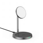 CHOETECH-T575-F-2-in-1-Magnetic-Wireless-Charging-Stand-Gray