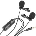 Boya Dual Omni-directional Lavalier Microphone BY-M1DM