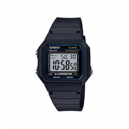 Essential Accessories - Casio Mens Classic Quartz Resin Casual Watch Model W-217H-1AVCF